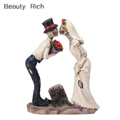 Wedding  Figurine Decor Statue Love Never Dies Married Couple Figurine