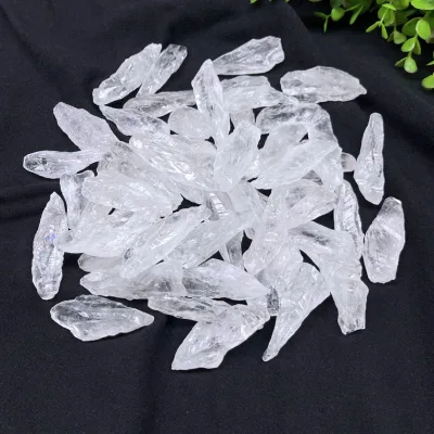 Wholesale Raw Clear Quartz Wands Natural Gemstone Healing Stones Clear Quartz Crystal Stick