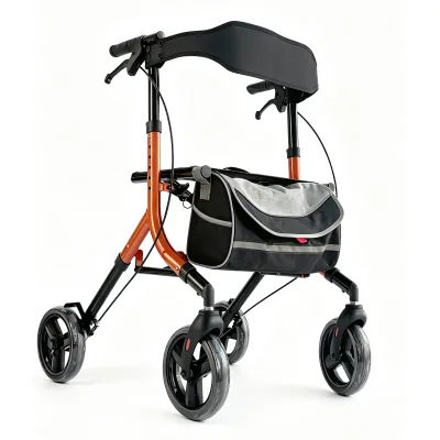 Lightweight Rollator Walker for Adults Folding Alimium Rollator