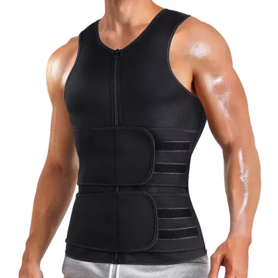 Hot Neoprene Corset Workout Weight Loss Sweat Shaper Slimming Sauna Gym Vest Waist Trainer for Men