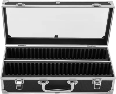 Aluminum Coin Storage Box Case ,50 Coins Carry Case,Aluminum Coin Storage Display Box Case