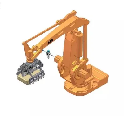 25kg Heavy Bags Robot Palletizer Price,China Robot Arm Palletizer Machine,Grip Bag Robot Palletizing Machine Manufacturer