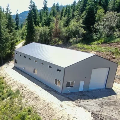 Light Gauge Steel Framing Long-Span Steel Structural Prefabricated Hall Buildings/Factory/Shed Steel Structure Drawing