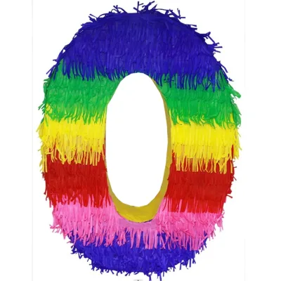 HKH Fiesta Kids Birthday Celebration Decoration Colorful Number Zero Pinata