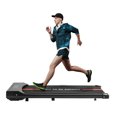 Quality Certificated 110KG Load Capacity Portable Home Treadmill Anti-Slip Shock Absorption LCD Desk Walking Running Machine