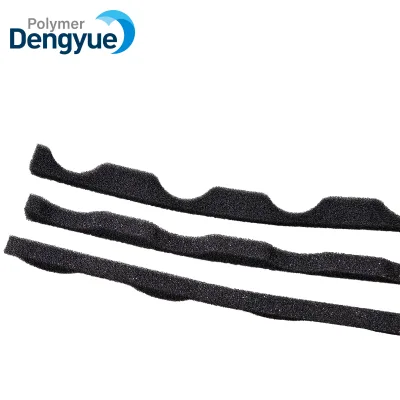 UV Resistance & Self-Adhesive Backing for Reliable Ridge Closure Foam Strip Wave Profile Vent Foam