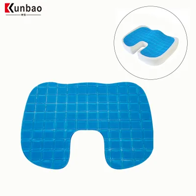 42*32 cm Cooling Gel Ice Pad U Shape Chair Breathable Anti-slip Cover Cooling Gel Seat Cushion Car Seat Cushion Seating Cushion