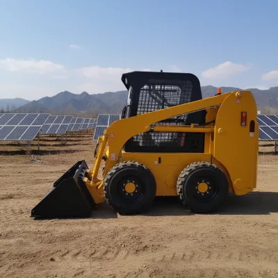 Mini Compact Front Loader Skid Steer Wheel Loader 500kg-700kg with XINCHAI Engine DANFOSS Pump 1 Year Warranty & High Efficiency