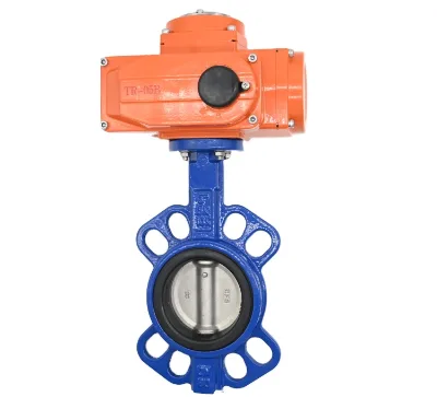 JTAIV Factory butterfly Valve Outlet Motorized Standard Stainless Steel Valves DN50 DN300 Wafer Electric butterfly Valve