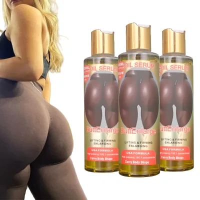 OEM Butt Enlarge Oil Serum for Curvy Body Shape Herbal Formula Effective Buttock Augmentation