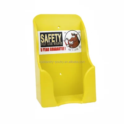 Horse Salt Lick Holder Salt Lick Holder of Yellow Color
