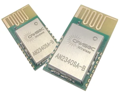 CANSEC AN2340 BLE 5.3 /ZigBee Multiprotocol small size Low Energy AT Command Customizable Beacon CC2340