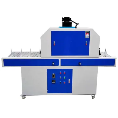 GUANTU New Compact Automatic UV LED Curing Drying Machine 6KW Stainless Steel Cosmetic Bottle Cup Jar Packaging Small Workshop