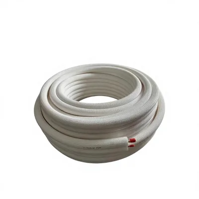 Insulated Copper Cooling Pipe Line Set Pair Coil 1 4 to 3 4 Inch for Mini Split Air Conditioner Installation