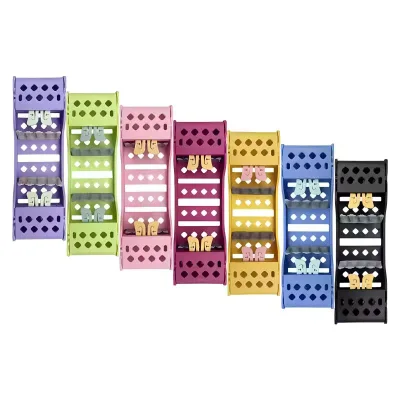 Colorful Plastic Medical Dental Surgical 4/8/10 Instruments Holder Disinfection Sterilization Cassettes