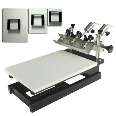 1 Color 1 Sttion Flat Surface Silk Screen Printing Machine Micro-Adjustable Screen Printing Machine