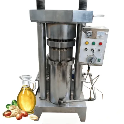 Professional Hydraulic Oil Press Machine With Double Screw System for Higher Efficiency and Better Oil Yield