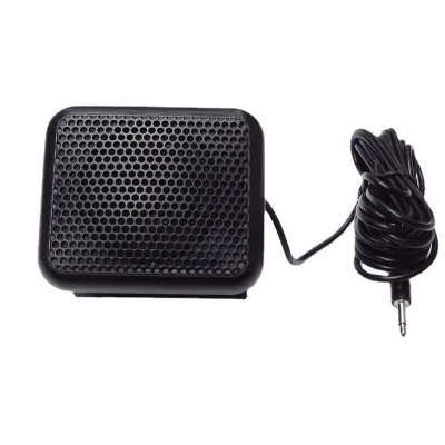Car-Mounted Walkie-Talkie External Speaker with Anti-Interference 3.5mm Connector and 3.8m Cable for Car Intercom System