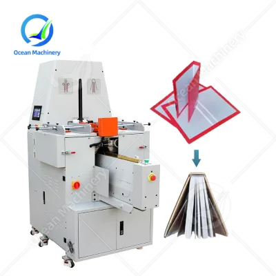 Book Making Machine Cover Casing-in Binding Machine Round Back Square Back Spine Photobook Hardcover Book Casing in Machine
