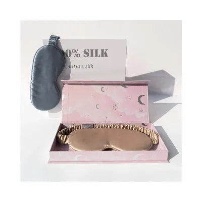 LinYe Silk Sleep Mask - Silk Eye Sleeping Mask for Women & Men for Total Blackout 100% Pure Mulberry Silk 22 Momme 6A Fabric