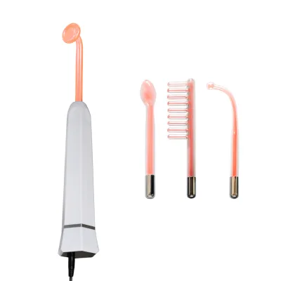 High Frequency Electrode Electrotherapy Wand Acne Treatment Anti Hair Loss Scalp Massage Comb