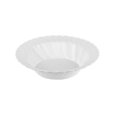 Chinese 7.5 Inch Disposable Fruit Salad Bowls 2-Color Plastic Vessels