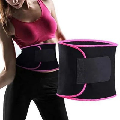 Wholesale High Quality Sweat Belt Waist Trimmer Slimming Tummy Band Weight Loss Fitness Waist Trainer Belt