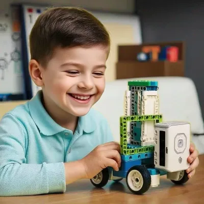 STEM Educational Robotics Building Kit for Classroom Use