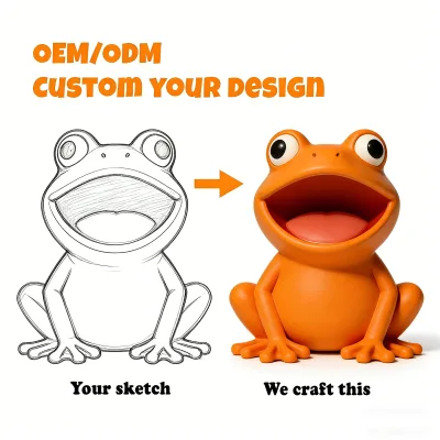 Custom Action Figure Desk Phone Holder Made Cute Cartoon Animal Portable Phone Holder Cartoon Phone Stand