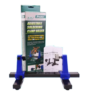 PRO'SKIT SN-390 Adjustable soldering clamp fixture. Designed to hold boards in place during PCB soldering desoldering and rework