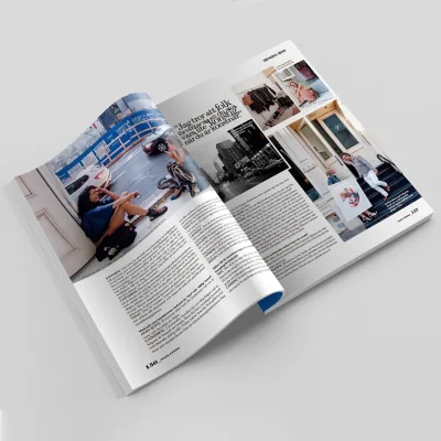Elegant Eco-friendly Material Softcover Brochure Printing Service with Offset Printing Fancy Paper Recyclable Cardboard
