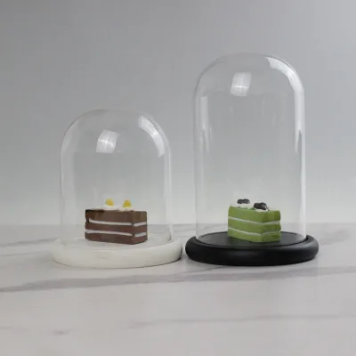 Customized Simple Transparent Glass Dome For Decoration Home Wedding