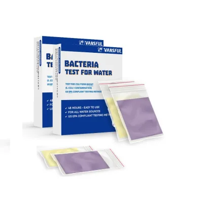 Home Manual Water Test Kit for Visual Acuity Examination of E. Coli Bacteria for Drinking Water Safety Assessment