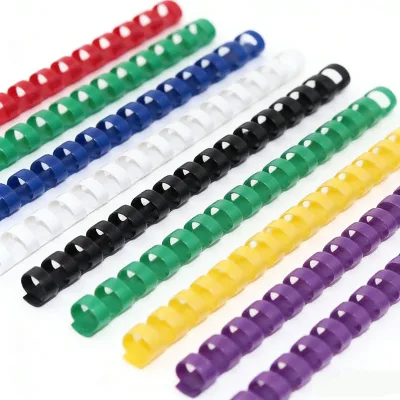 Comb Binding Rings 19-Ring Plastic Binding Combs for Office School Report Binding