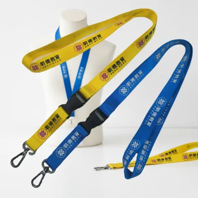 Custom Printed Nylon Lanyard with Keychain Neck Strap ID Card Holder-Durable & Washable Tool Lanyard
