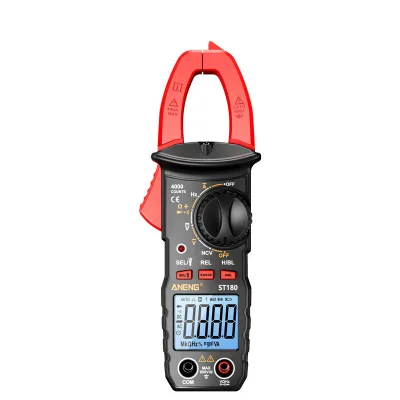 Digital Display Clamp Multimeter AC/DC Voltage Meter Fully Automatic Intelligent Electrician Anti-burn Meter Model ST180