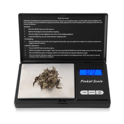 P258 High Accurate Gram Scale Digital Pocket Mini Electronic Scales Made of Stainless Steel and Plastic