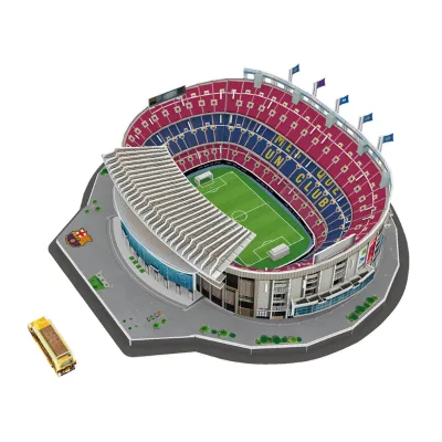 Paper Foam Model Nou Camp DIY 3D Puzzle Jigsaw World Football Stadium European