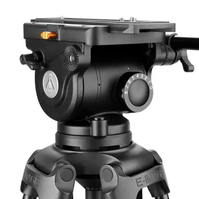 E-IMAGE GH20 20kg Payload 100mm Bowl Size Fluid Head for Video Tripod