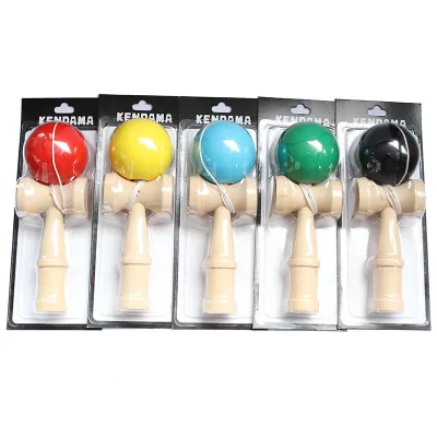 Wooden Kendama Toy OEM ODM Supported Traditional Japanese Skill Toy Educational Hand-Eye Coordination Toy Bulk Wholesale