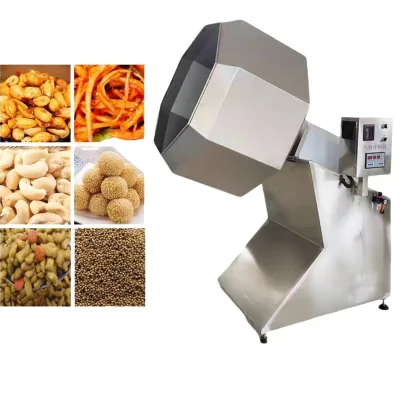 New Type Multi-functional Snack Octagonal Barrel Seasoning Machine
