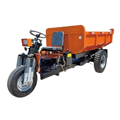 OEM Supplied 3ton Electric Underground Mining Tricycle with Rear Unloading Method