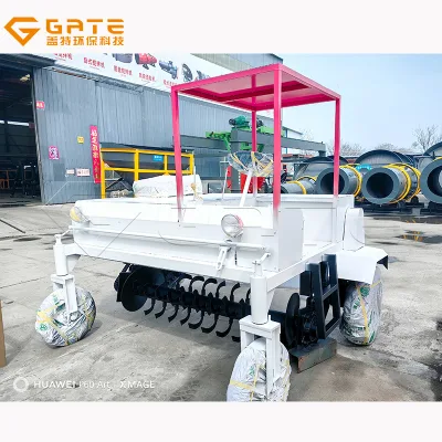 GATE Date Palm Compost Machine Bio Composting Machine Organic Waste Compost Tank Case Palletizer