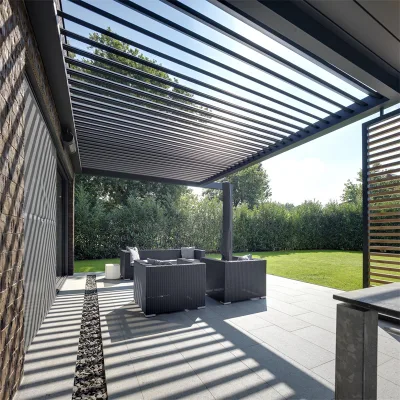 AS2047 TOMA 3.5m by 3.5m Wall Mounted Pergola Alaminiun Pergola Cost