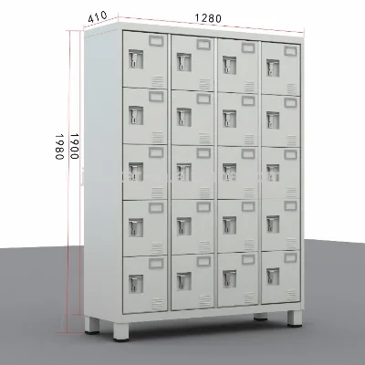 OEM Metal Hotel Wardrobe ,20 Doors Closets Locker, 24 Doors Worker Changing Room