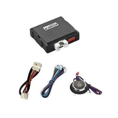 Push Button Engine Start Stop System with Remote Start Via OEM (original) Remote and Ignition Takeover After Remote Start