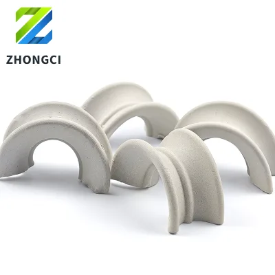 Zhongci Ceramics Factory Ceramic Intalox Saddles for Industrial Desulfurization Absorption Towers With Precision Punching