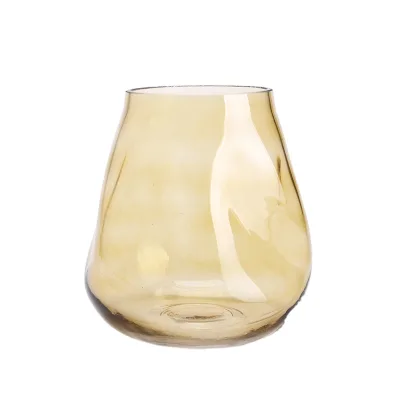 Modern Glass Vase Manhand Blown Glass Vases Flower Vase for Wedding Home Table Decor