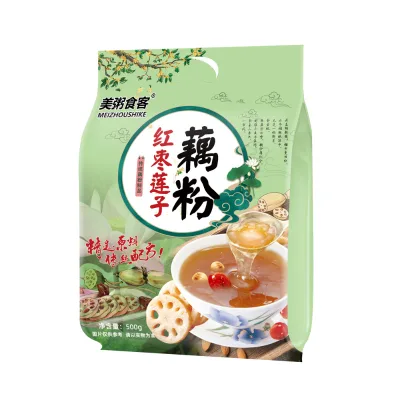 Oem/odm Factory Direct Saleswholesale Agent Portable Large Bags Small 500g Lotus Root Starch Red Dates Seed
