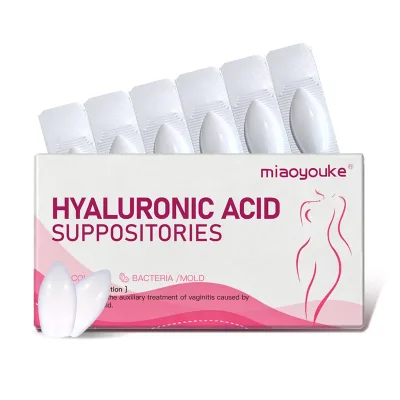 OEM Hyaluronic Vaginal Suppository Yoni Care Daily Intimate Feminine Suppository for Vaginal Balanced